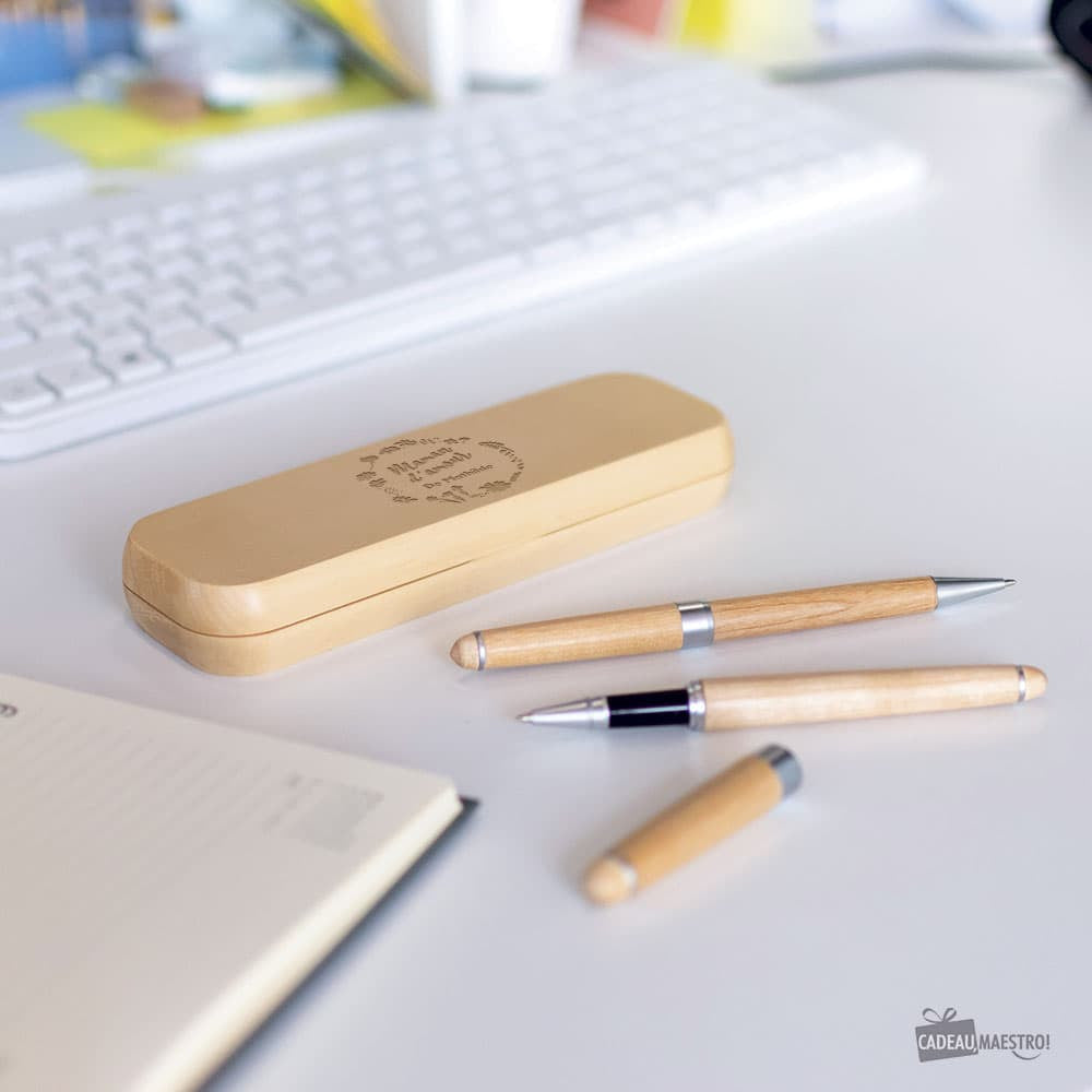 Set Écriture Maman d'Amour à Personnaliser - Stylo Personnalisé CadoMaestro