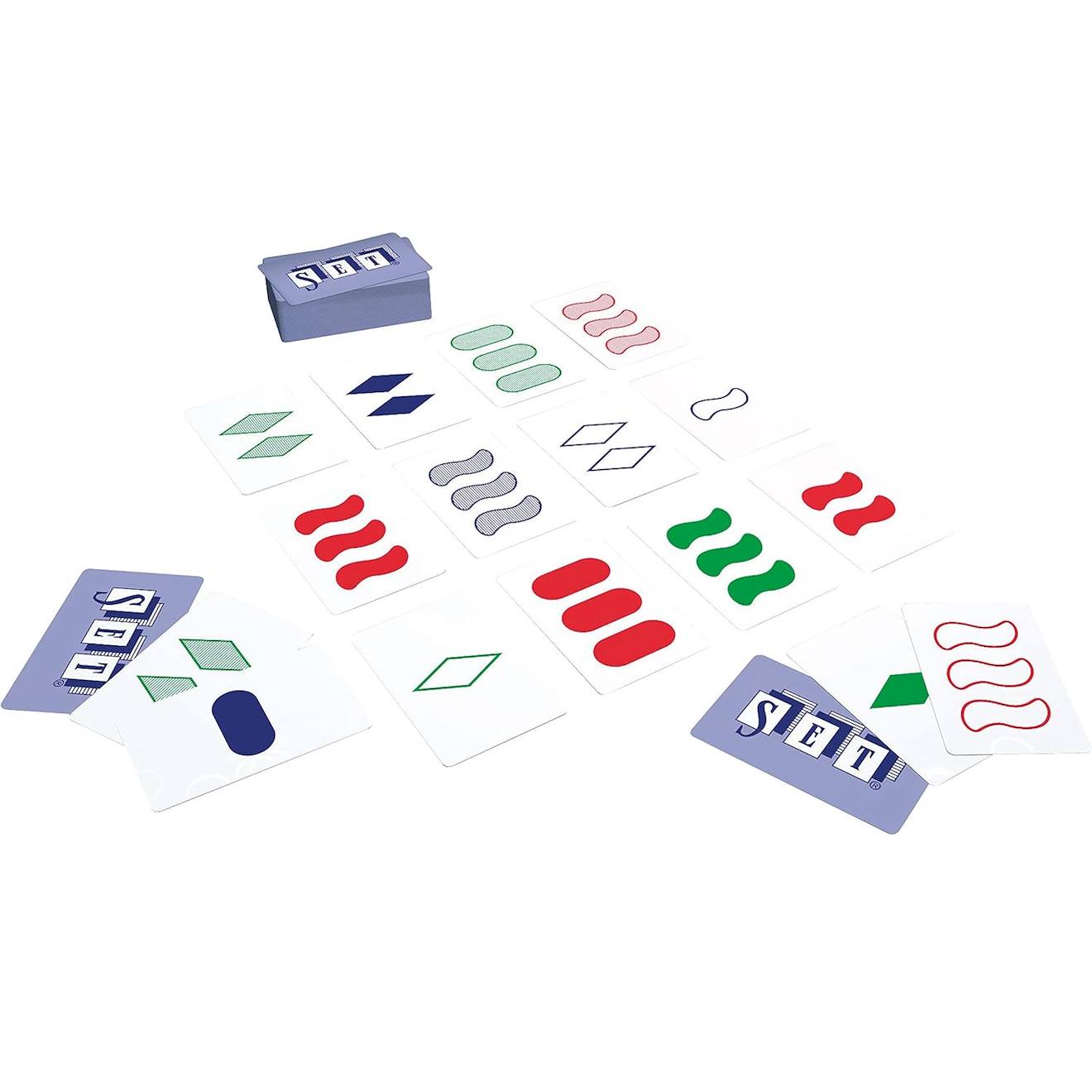 Set - jeu d'observation et rapidité bleu