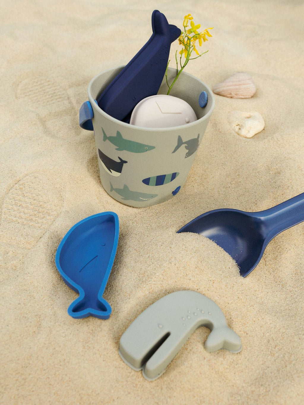 Set jouets de plage gilma bleu