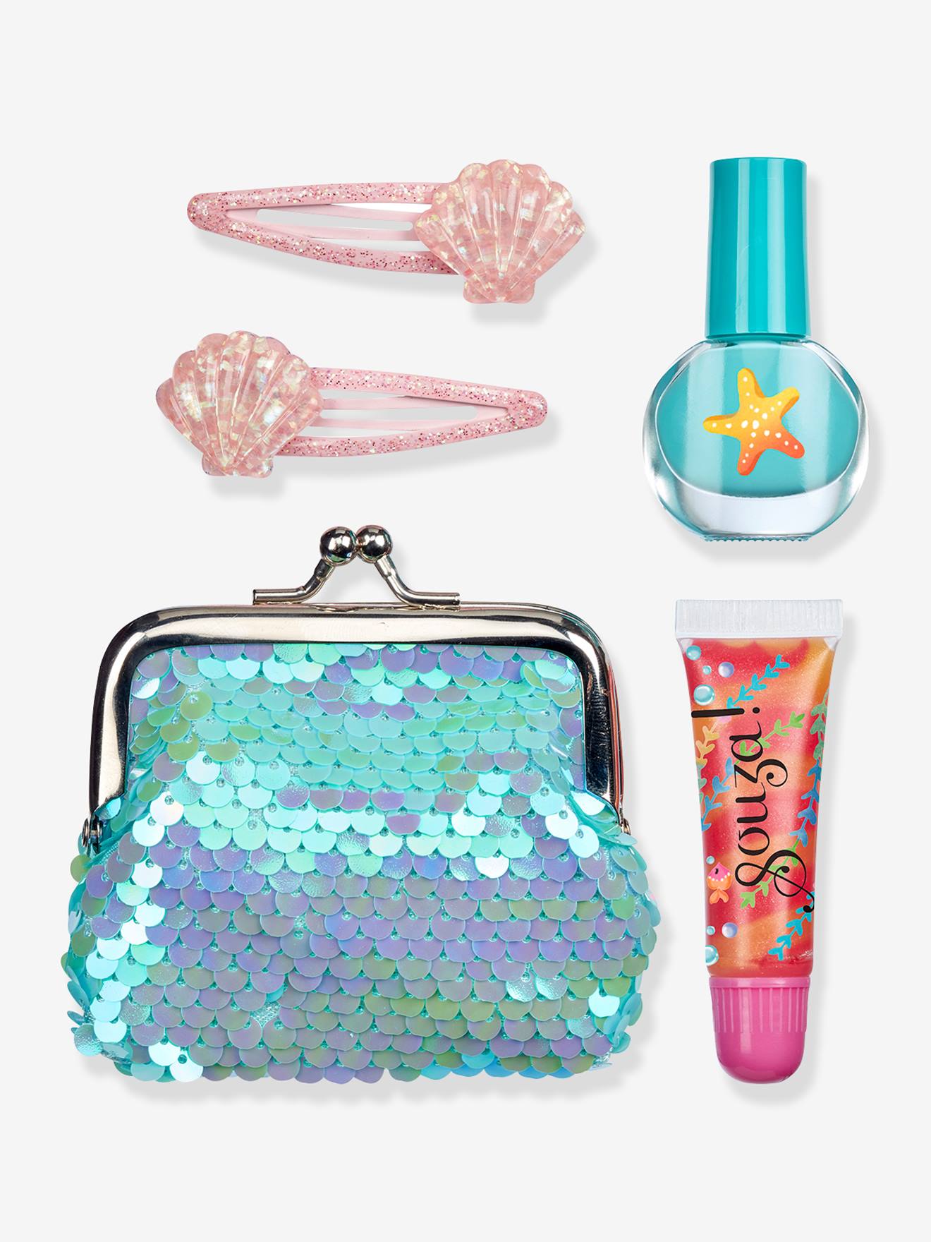Set maquillage sirène multicolore