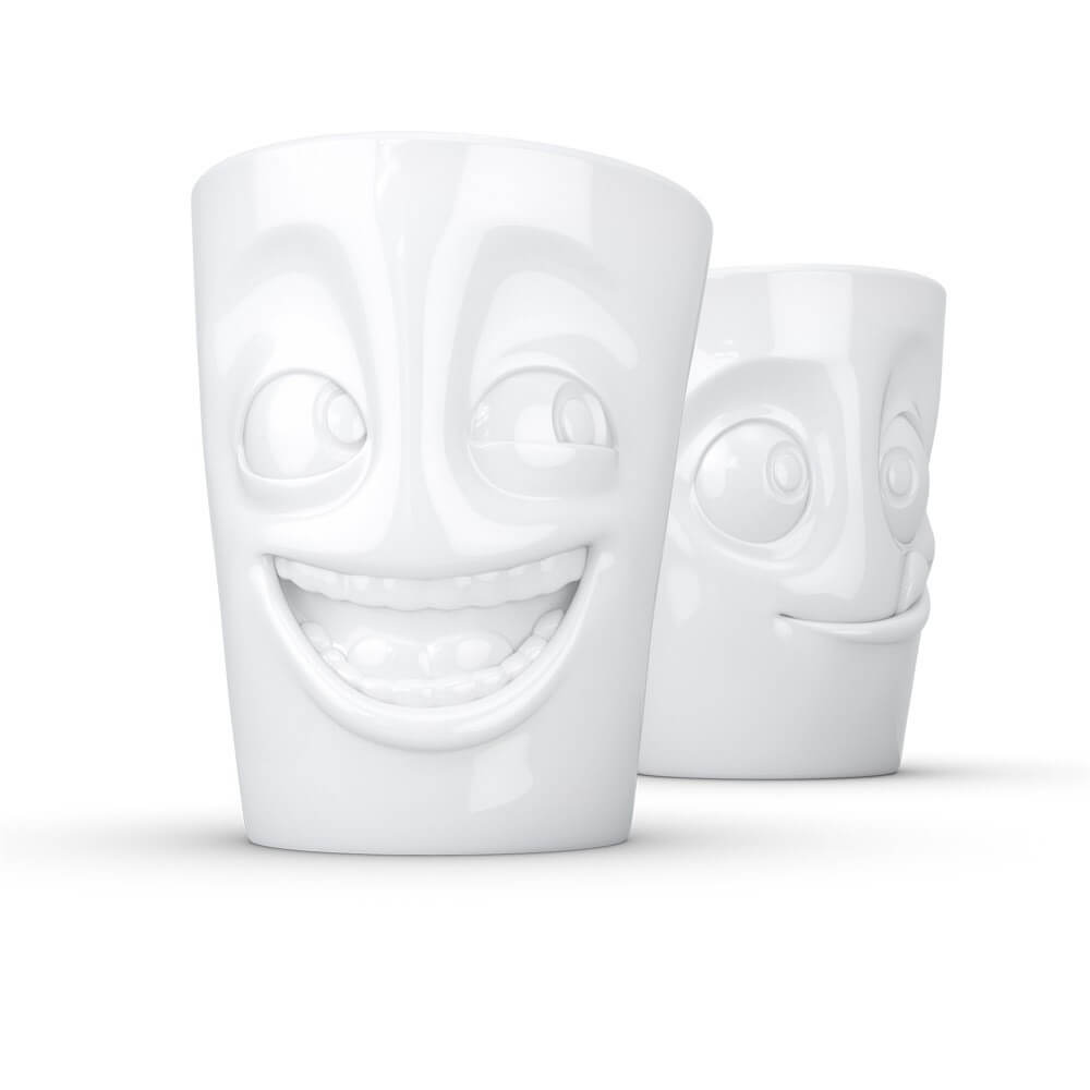 Set de Tasses Rieur et Gourmand (x2) - Mug Original Tassen