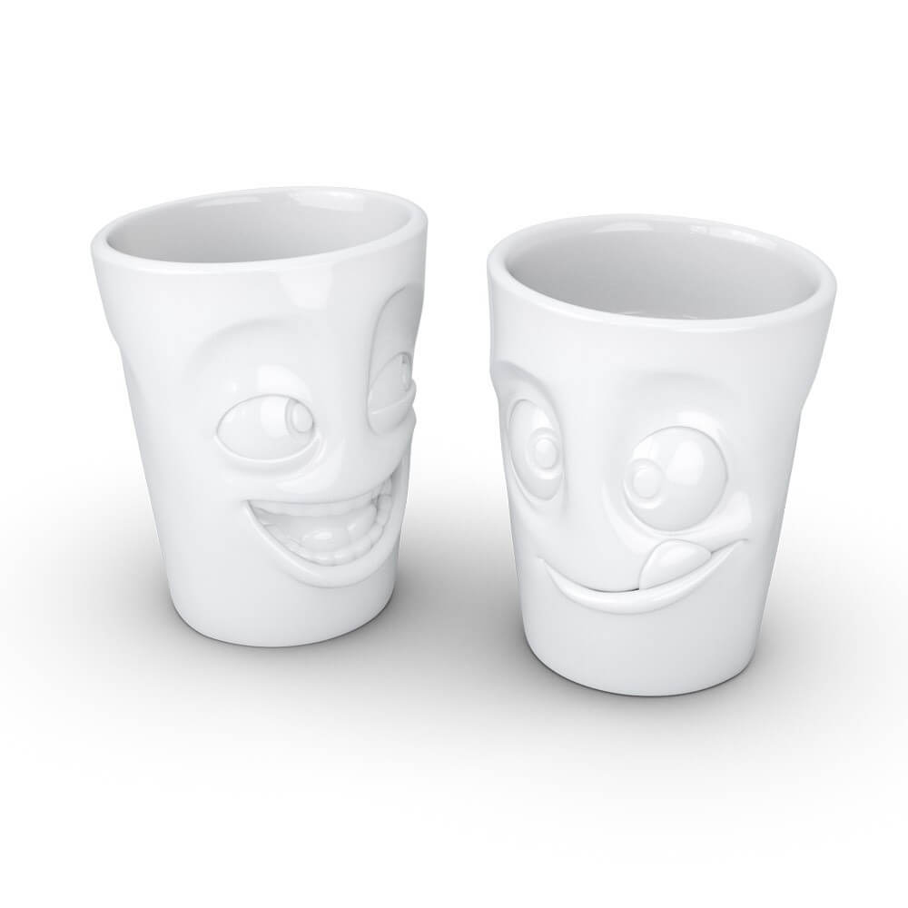 Set de Tasses Rieur et Gourmand (x2) - Mug Original Tassen