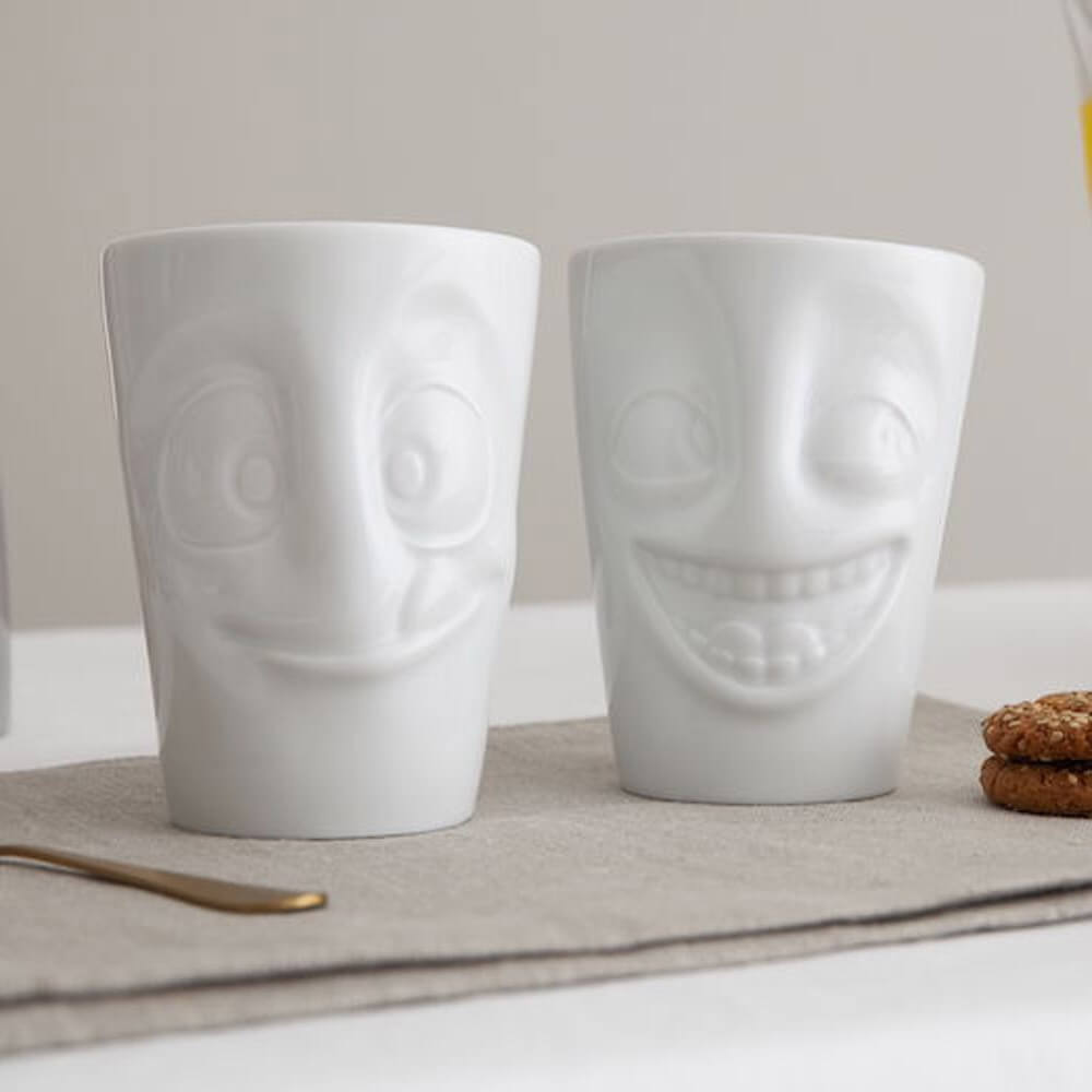 Set de Tasses Rieur et Gourmand (x2) - Mug Original Tassen