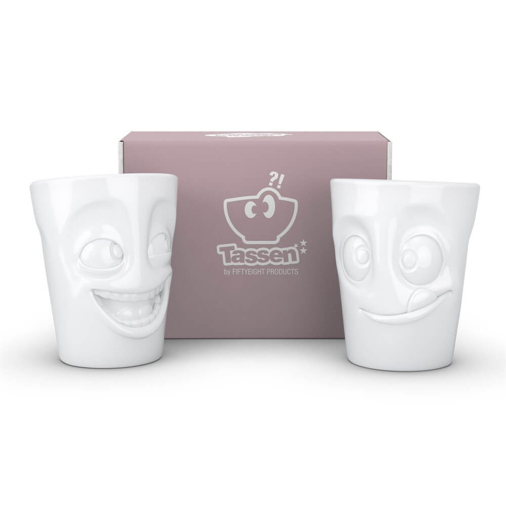 Set de Tasses Rieur et Gourmand (x2) - Mug Original Tassen