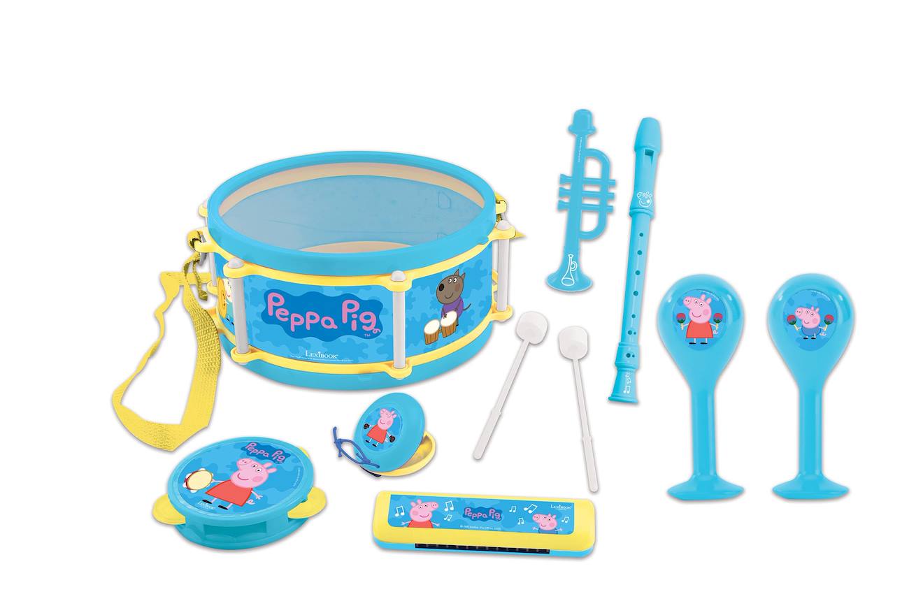 Set musical 7 pièces Peppa Pig bleu