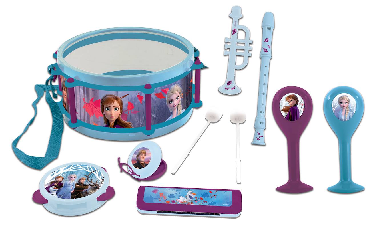 Set musical 7 pièces Reine des Neiges bleu