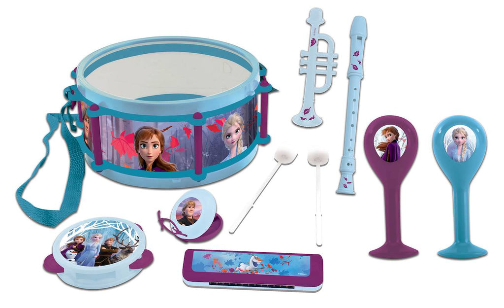 Set musical 7 pièces Reine des Neiges bleu
