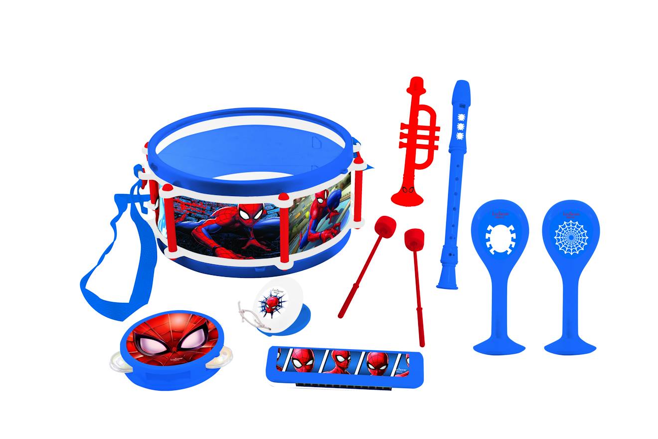 Set musical 7 pièces Spider-Man bleu