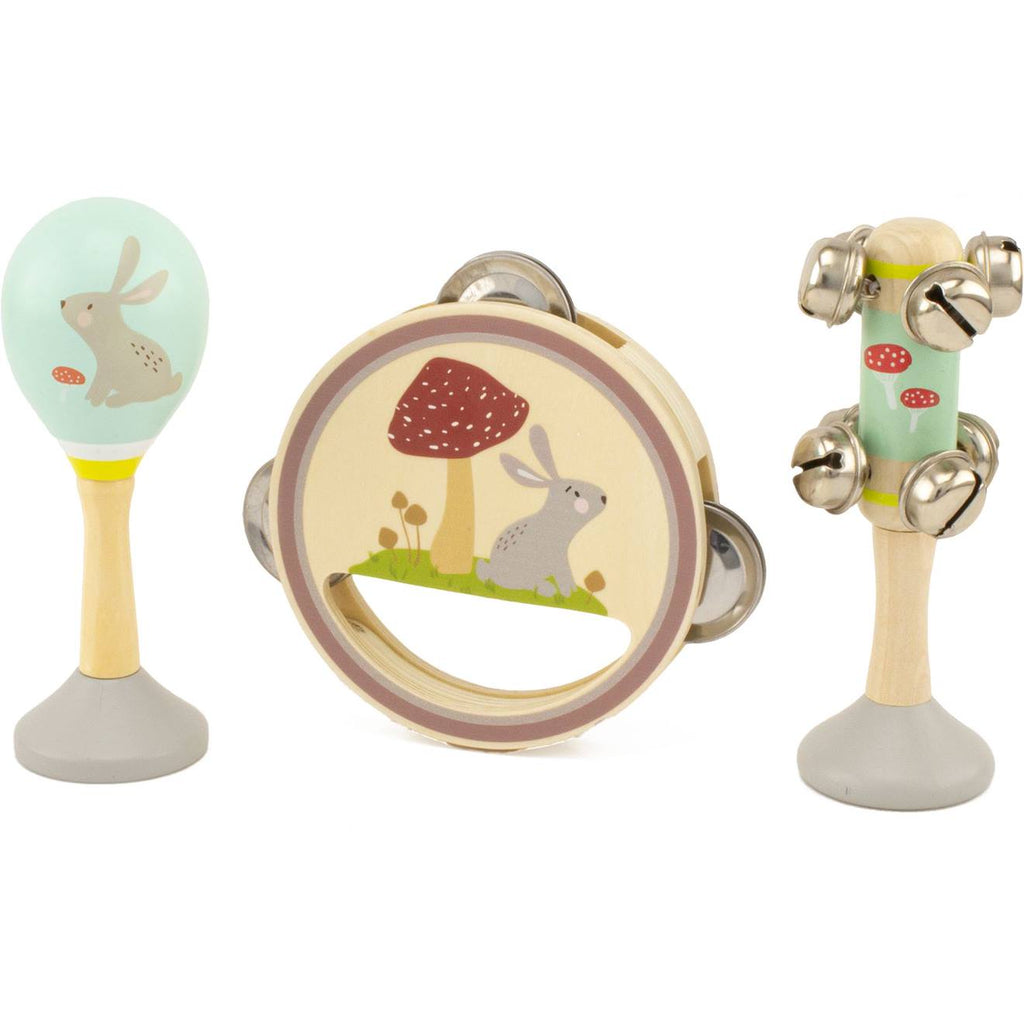 Set musical lapin beige