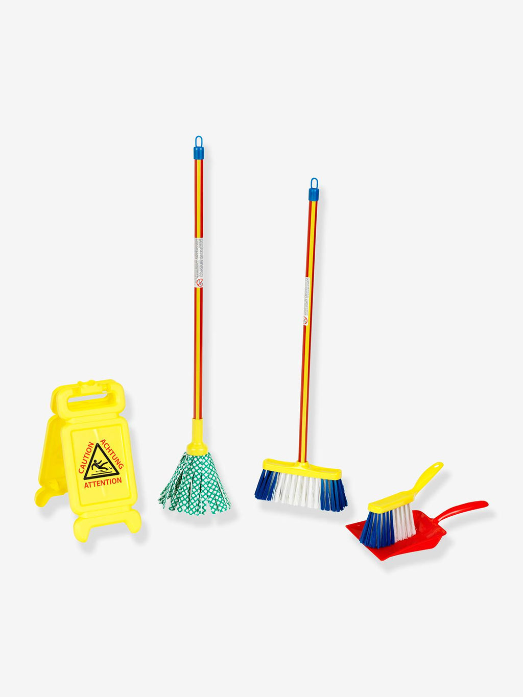 Set nettoyage risque de glissade multicolore
