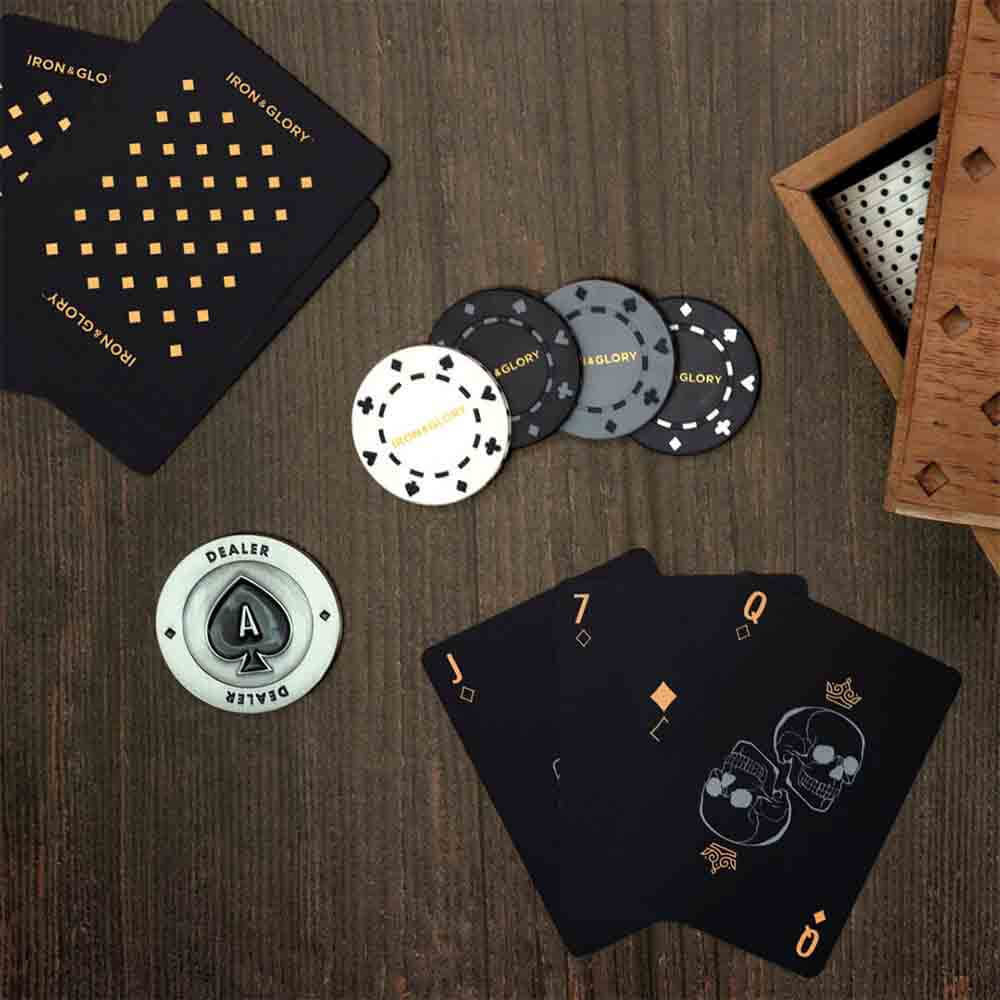 Set Poker Premium "Dead Man's Hand" - Poker Iron & Glory