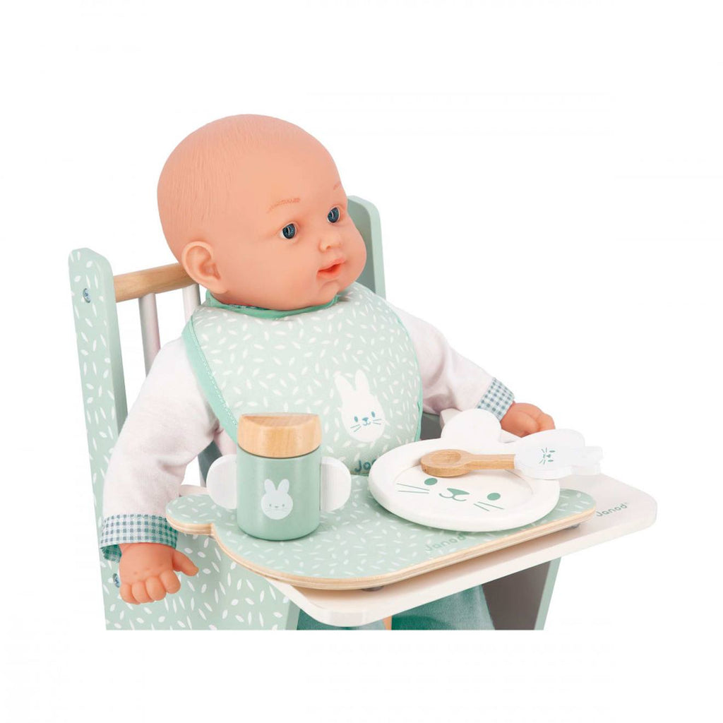 Set pour poupon et poupée zen vert