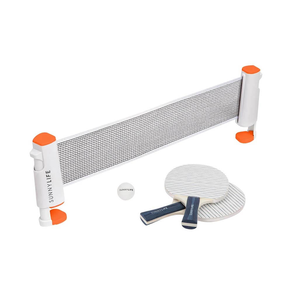 Set Tennis de Table à Rayures - Cadeau Jeu