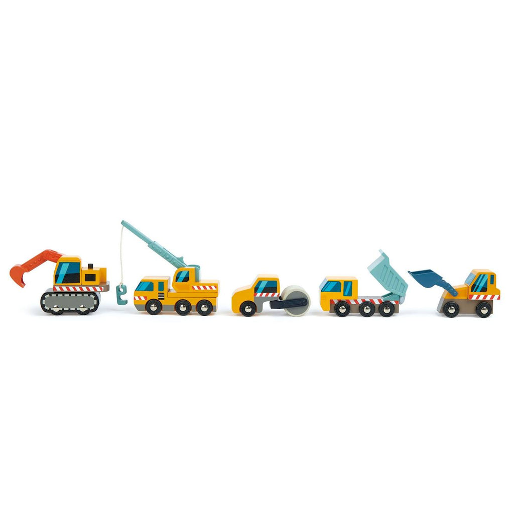 Set véhicules de chantier jaune