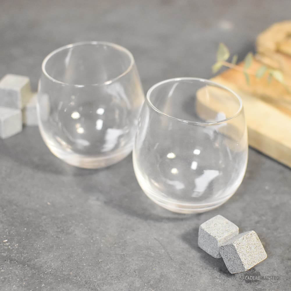 Set Verres à Whisky Rond (x2) - Whisky CadoMaestro
