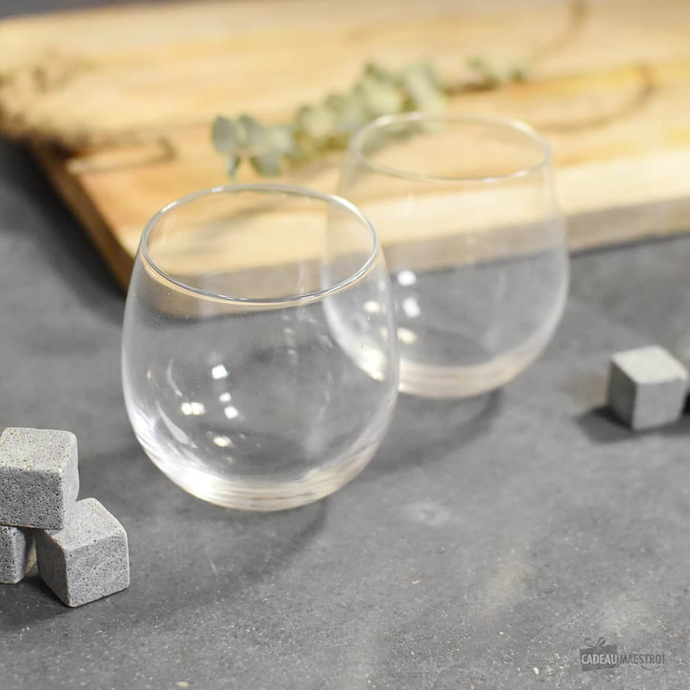 Set Verres à Whisky Rond (x2) - Whisky CadoMaestro