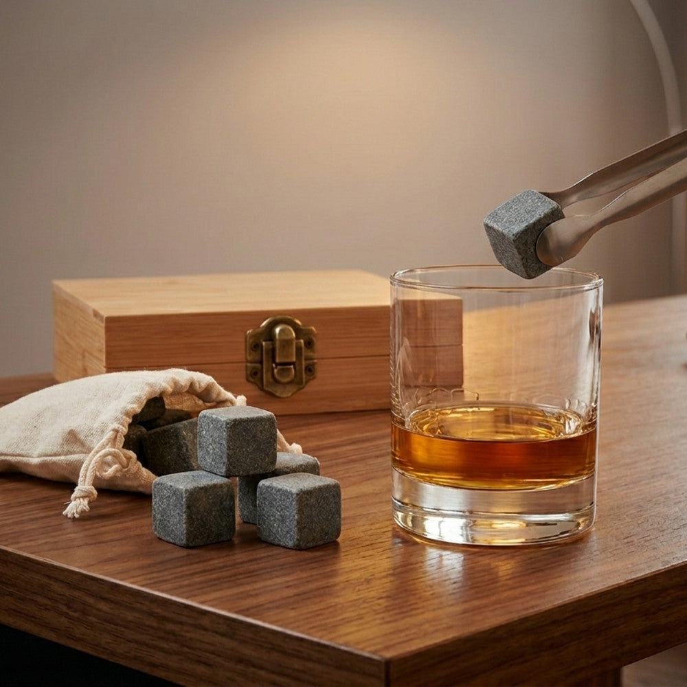 Set Whisky avec Boîte Bambou - Whisky