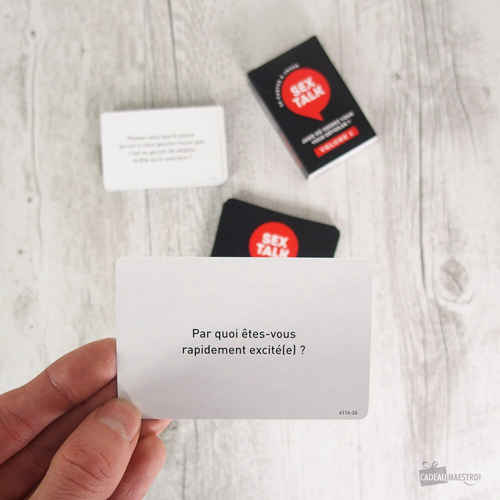 Jeu de Cartes Sex Talk Vol. 1 - Jeux de Couple CadoMaestro