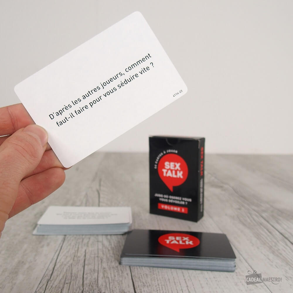Jeu de Cartes Sex Talk Vol. 1 - Jeux de Couple CadoMaestro