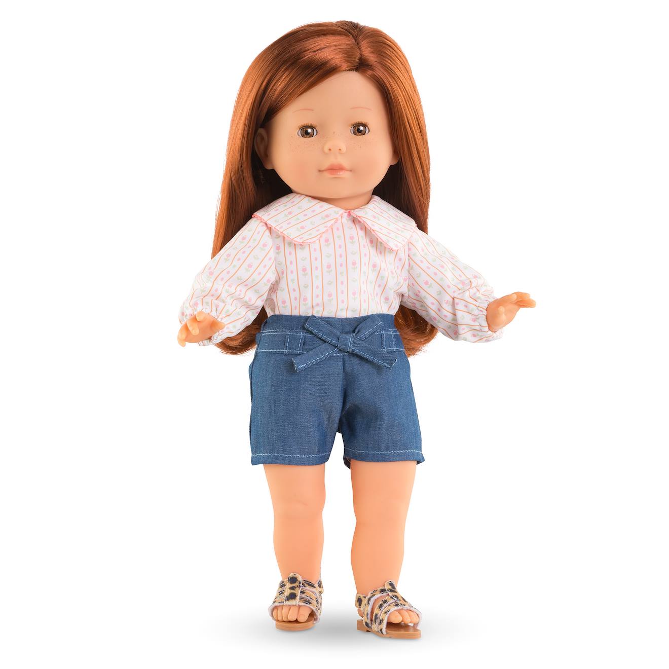 Short en jean avec noeud pour poupée ma Corolle multicolore