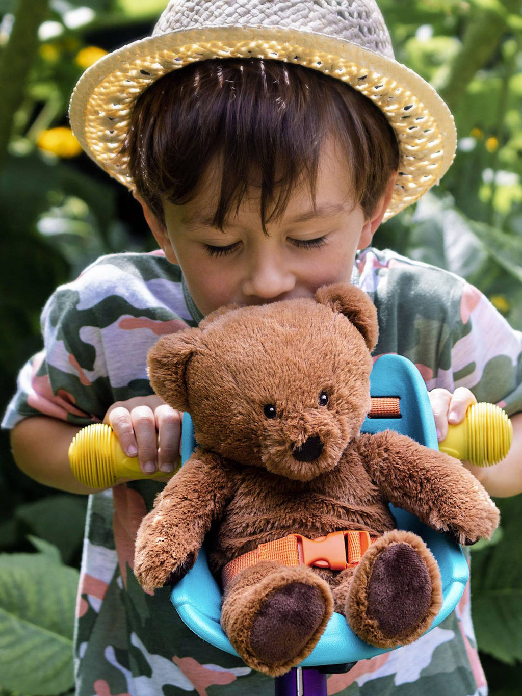 Siège doudou pour trottinette aqua