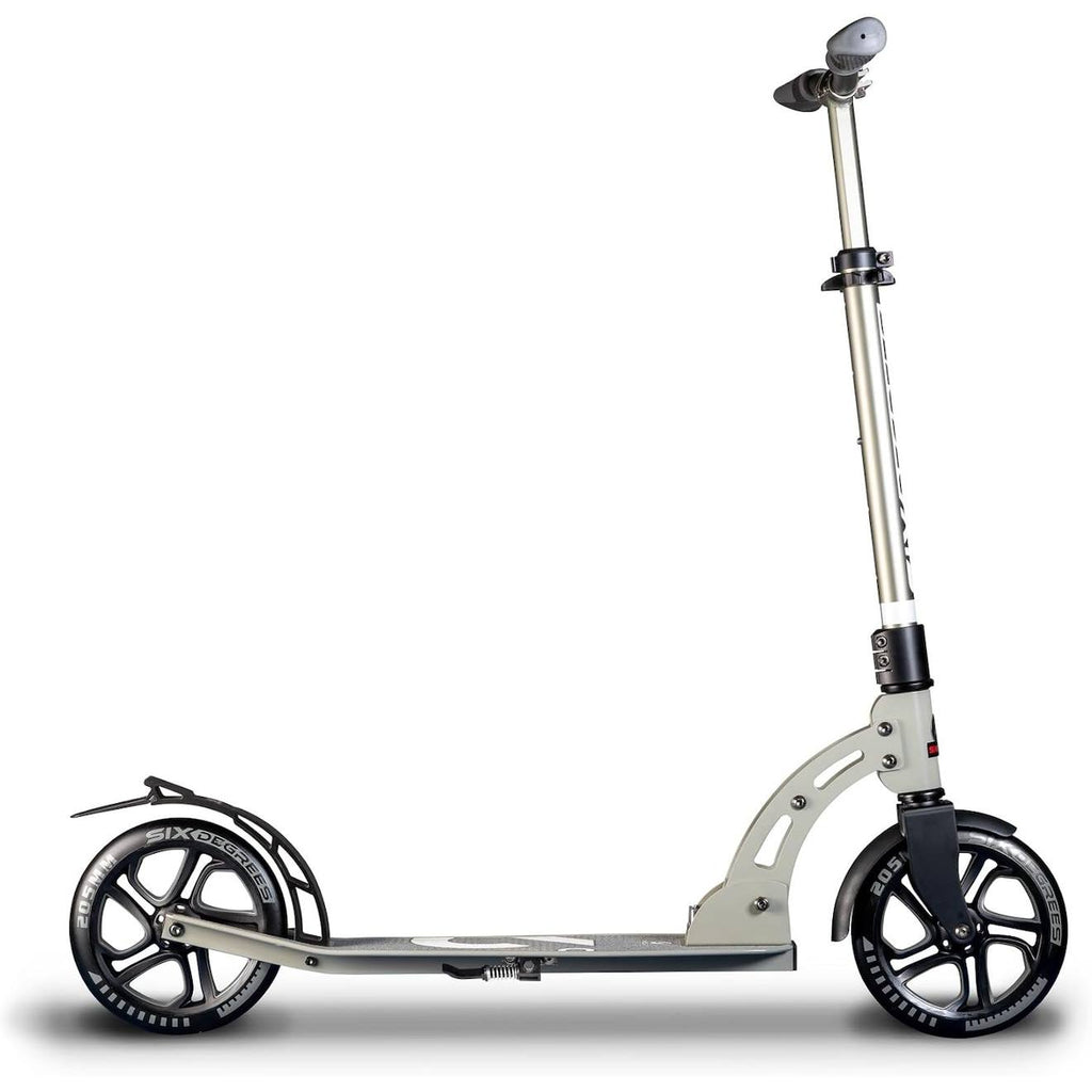 Six degrees trottinette aluminium 205 mm gris