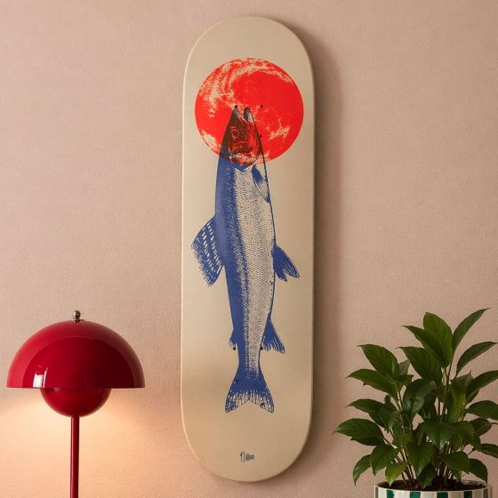 Skateboard décoratif mural Thymallus