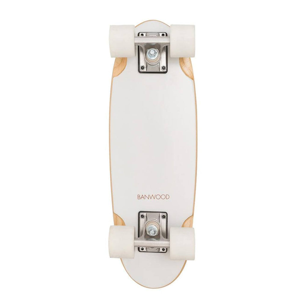 Skateboard en érable canadien pour enfants de 3 ans et plus blanc