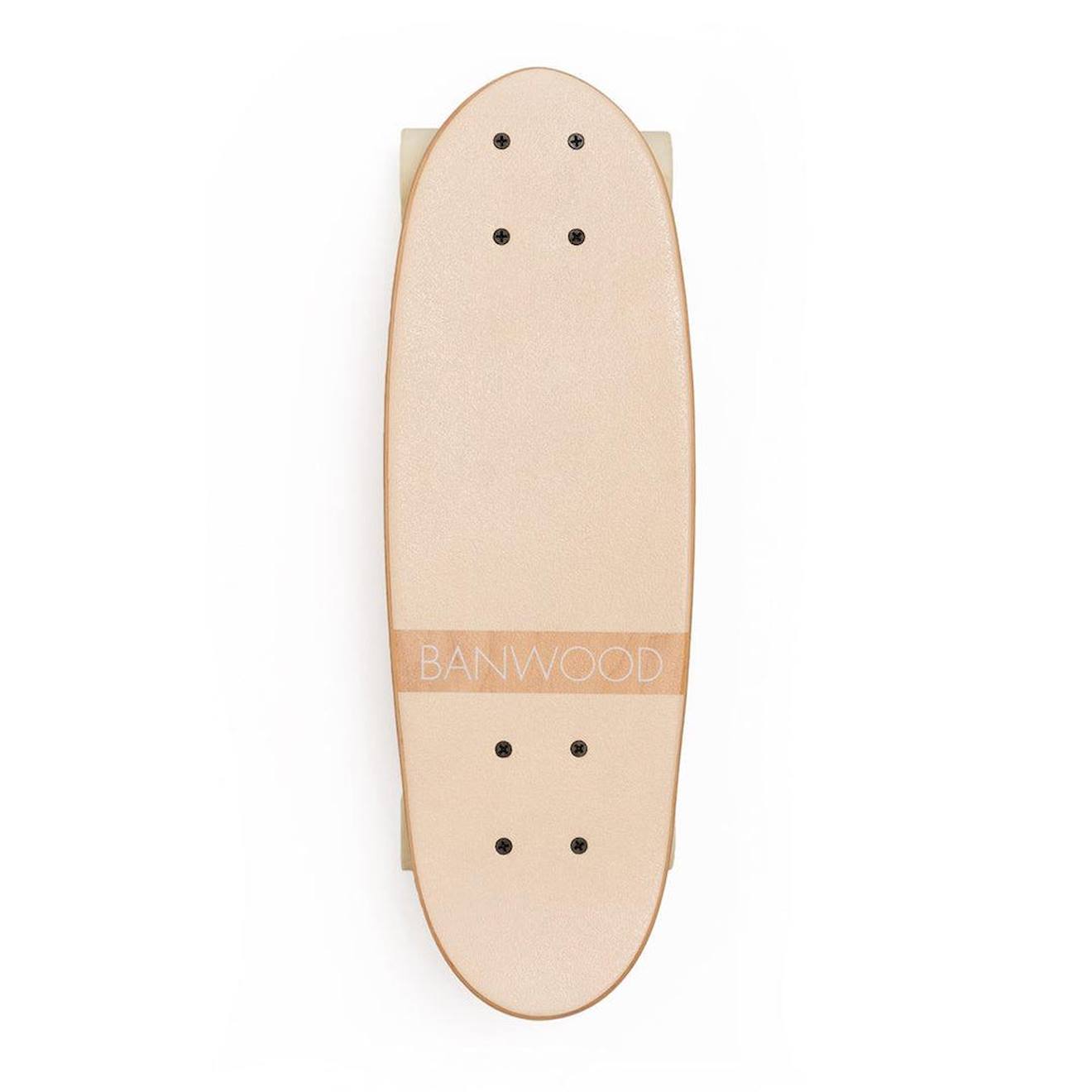 Skateboard en érable canadien pour enfants de 3 ans et plus crème