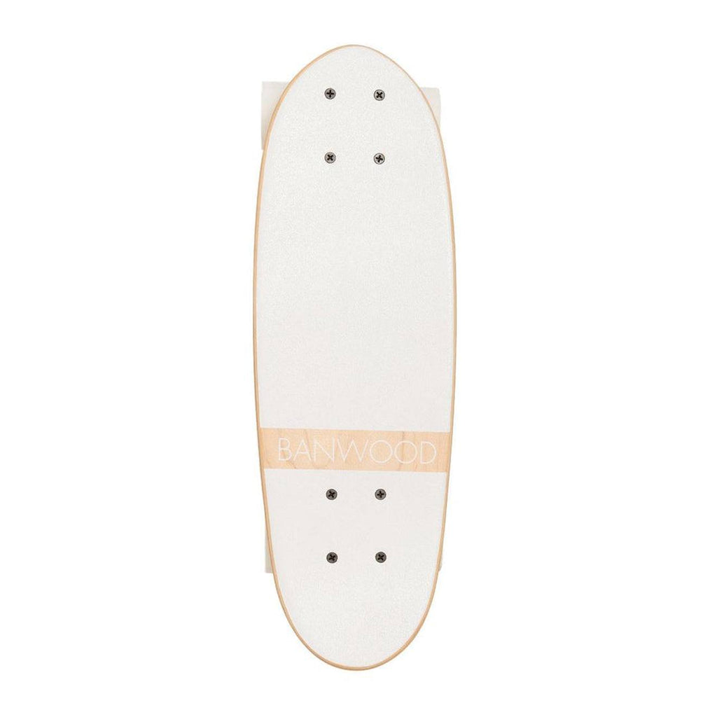 Skateboard en érable canadien pour enfants de 3 ans et plus blanc
