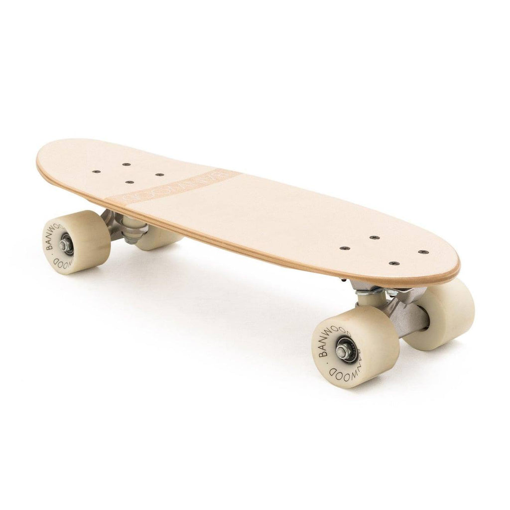 Skateboard en érable canadien pour enfants de 3 ans et plus crème