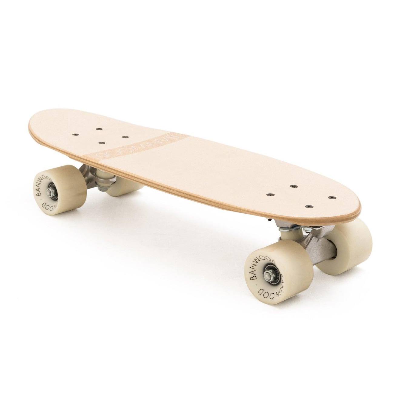 Skateboard en érable canadien pour enfants de 3 ans et plus crème