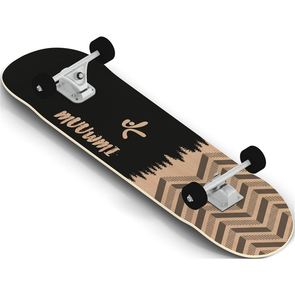 Skateboard muuwmi abec 7 noir et beige