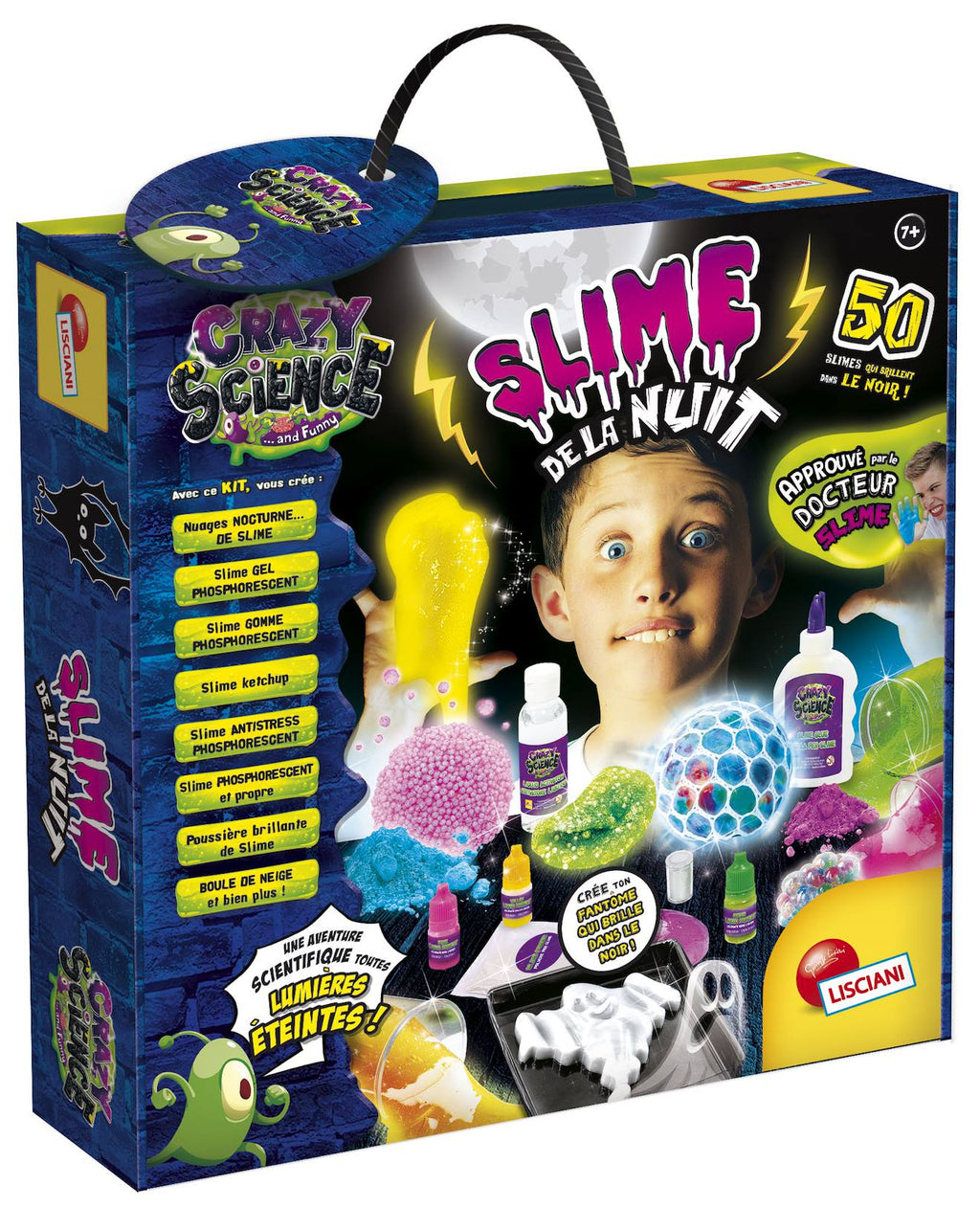 Slime de la nuit (phosphorescent) multicolore
