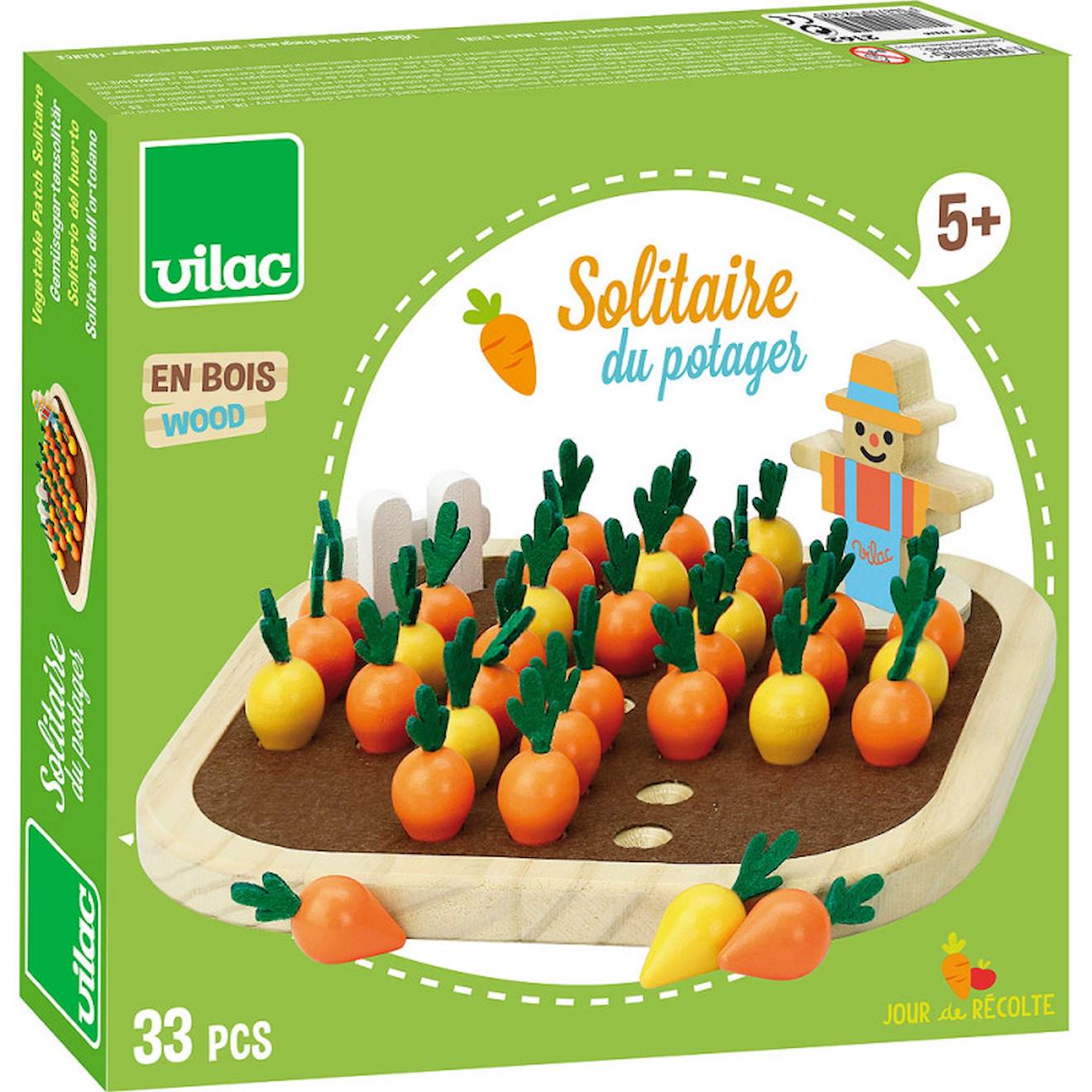 Solitaire du potager vert