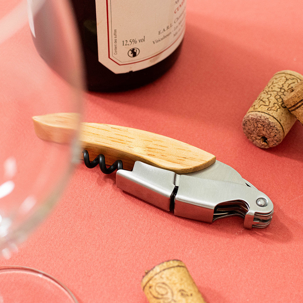 Sommelier en Bois - Tire-Bouchon Original CadoMaestro