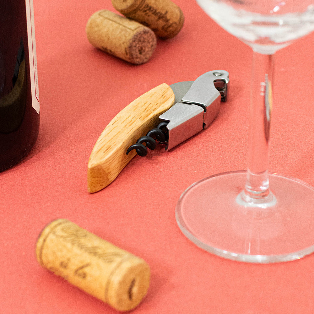 Sommelier en Bois - Tire-Bouchon Original CadoMaestro