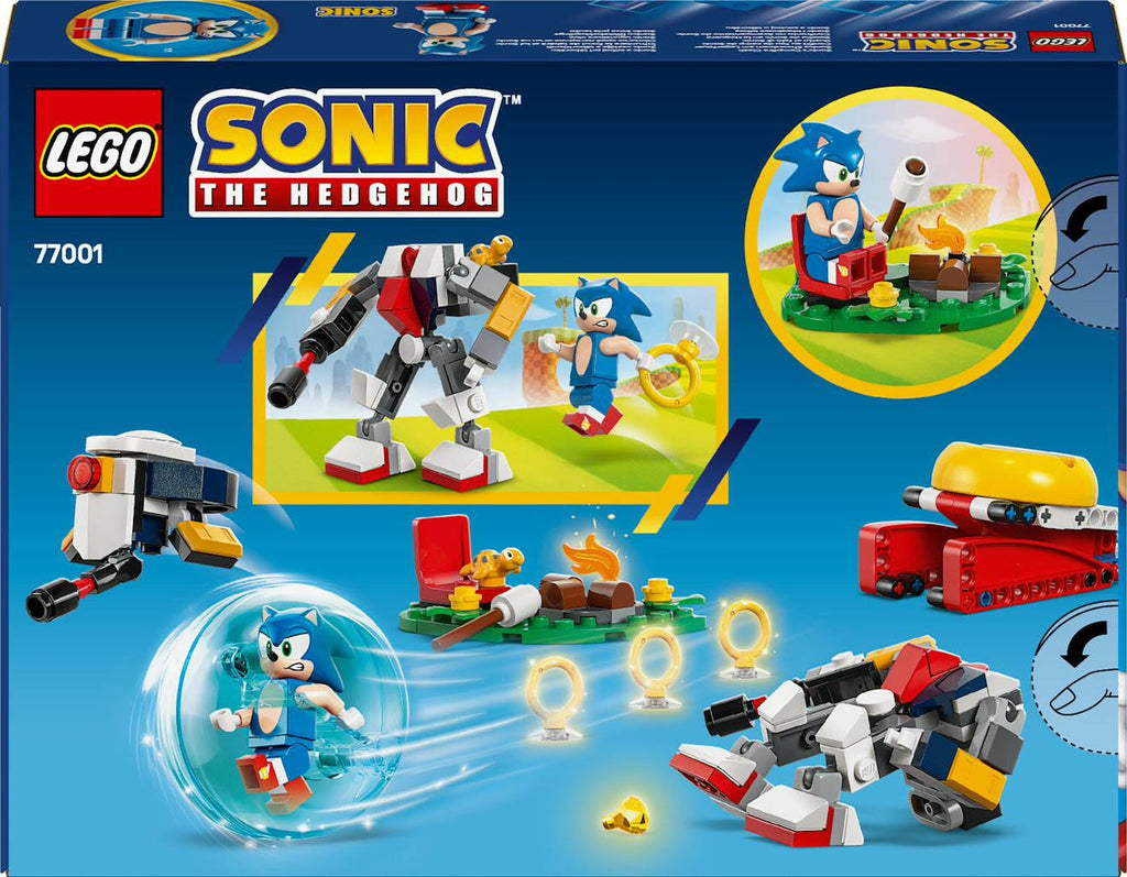 Sonic the hedgehog conflit au feu de camp - 77001 multicolore