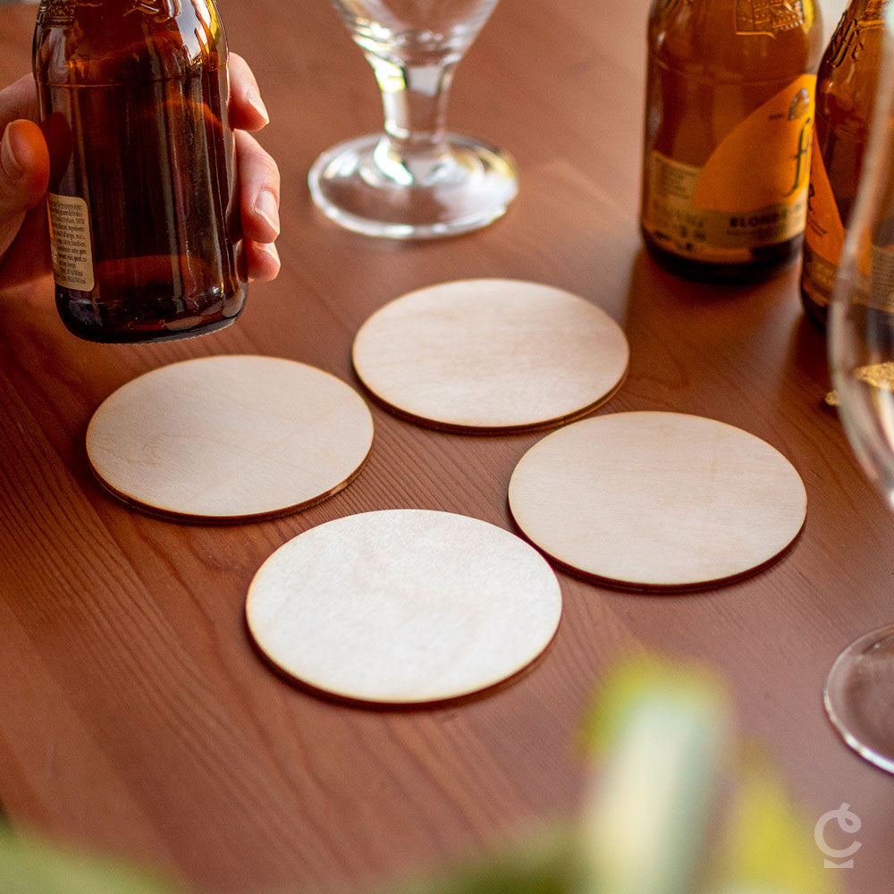 Sous-Verres en Bois (x4) - Sous-Verre Original