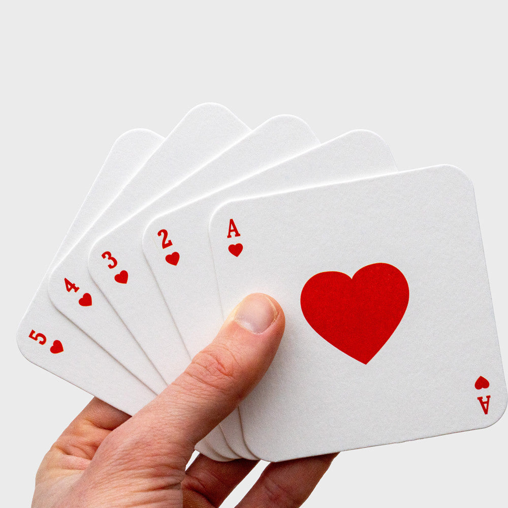 Sous-Verres Cartes de Poker - Poker