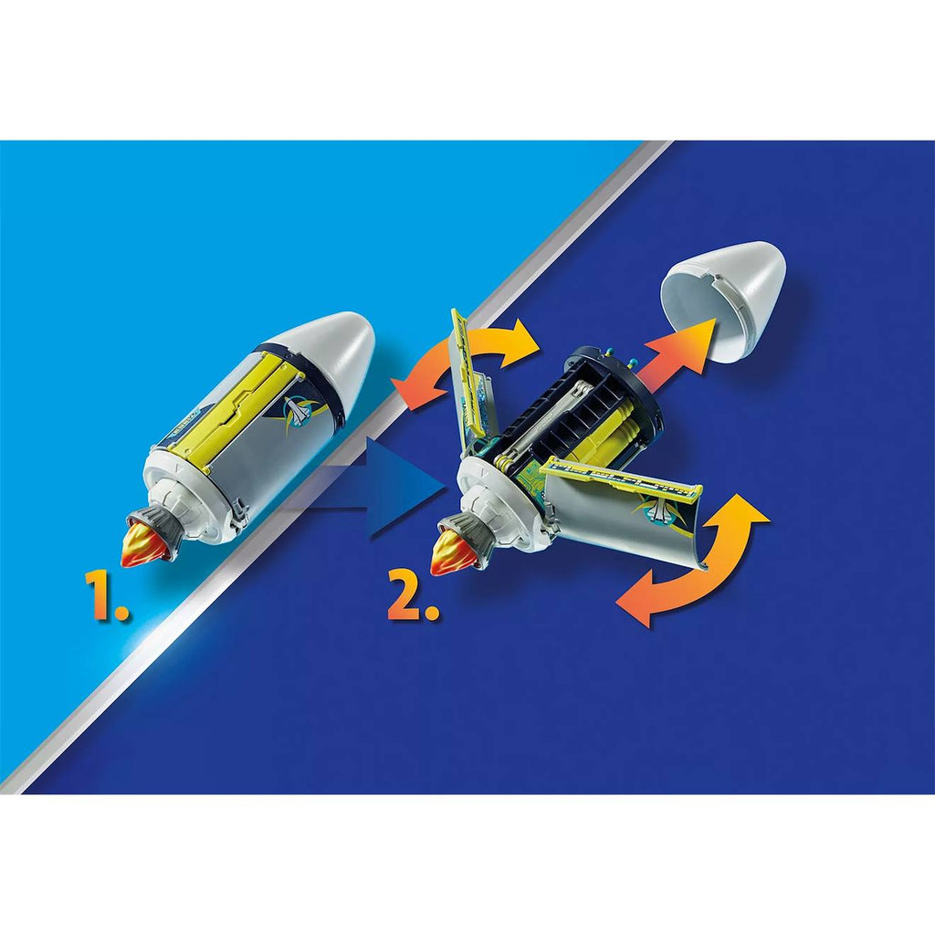 Space spationaute et satellite 71369 multicolore