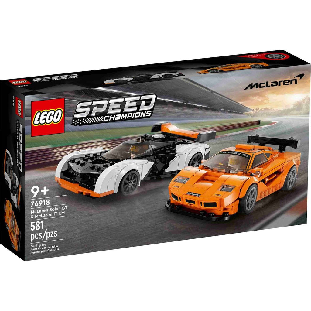 Speed Champions mclaren solus gt et mclaren f1 lm 76918 multicolore
