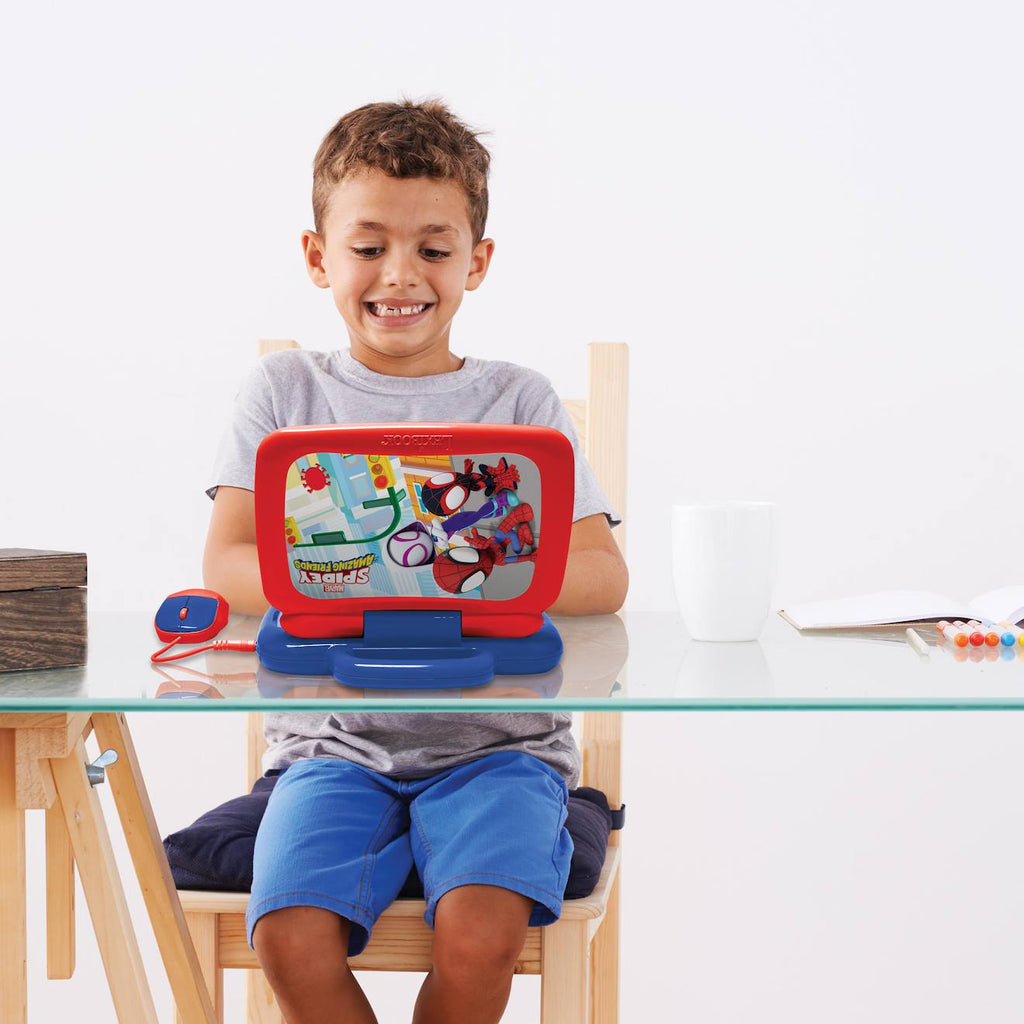 Spidey ordinateur portable éducatif parlant bilingue – 40 activités en français et anglais multicolore