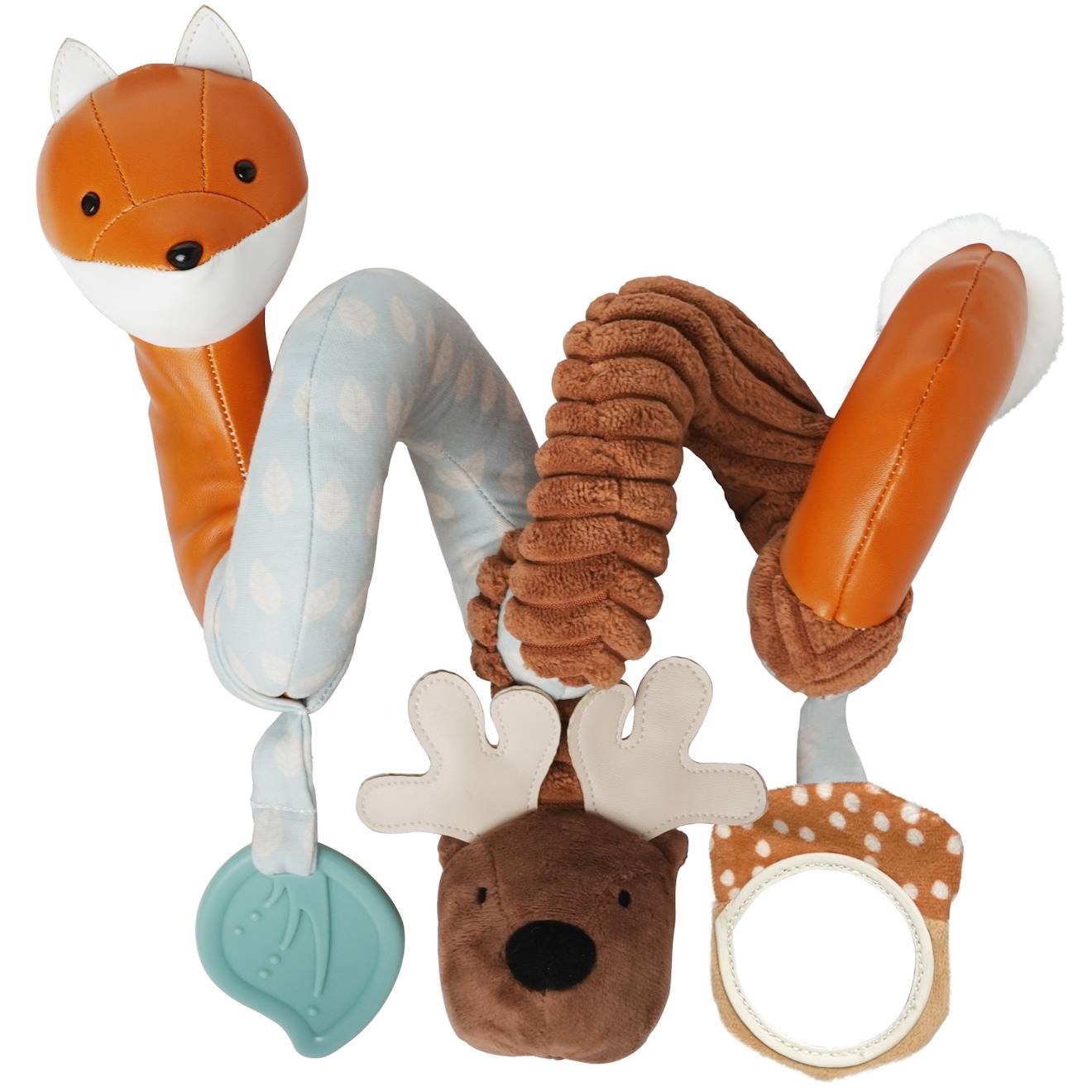 Spirale d'activités forêt marron, beige, orange