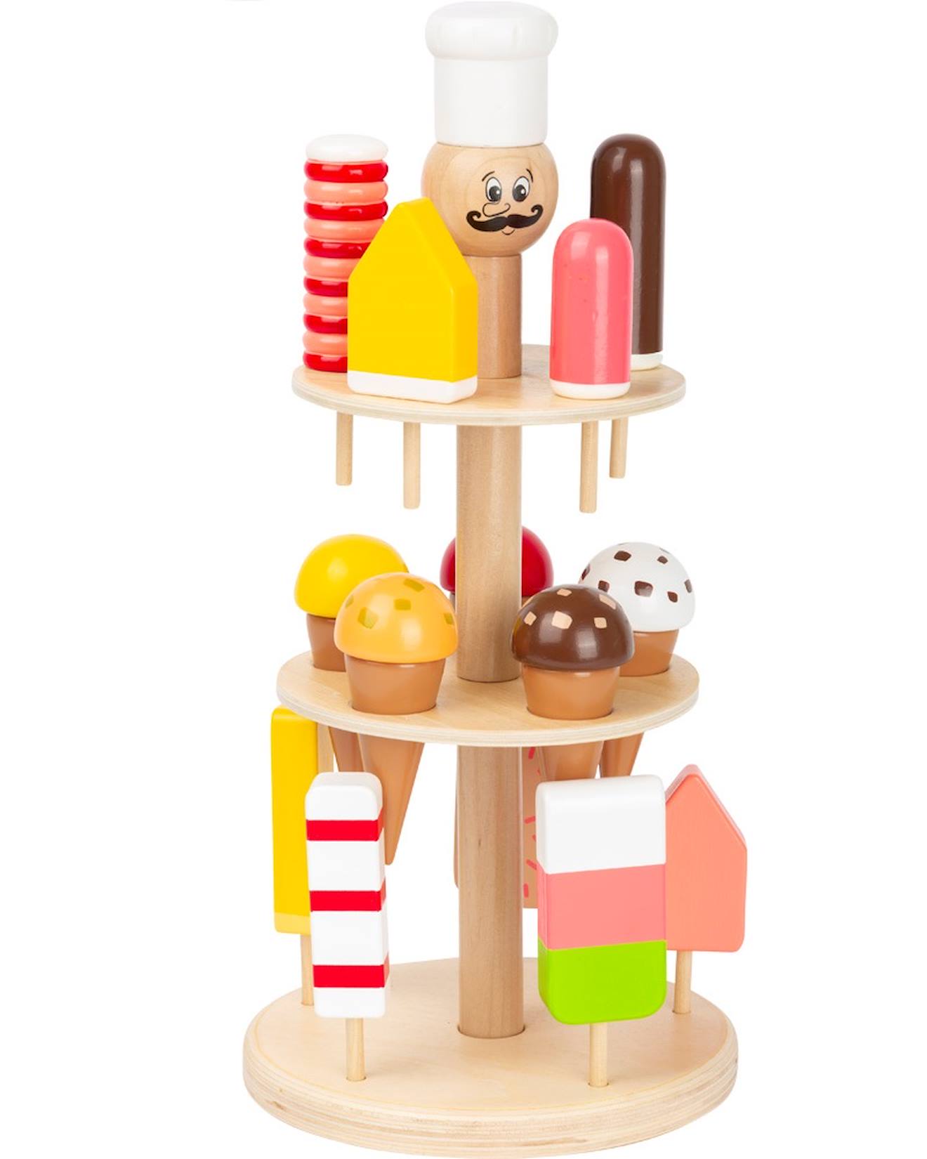 Stand de glaces luigi gelato beige