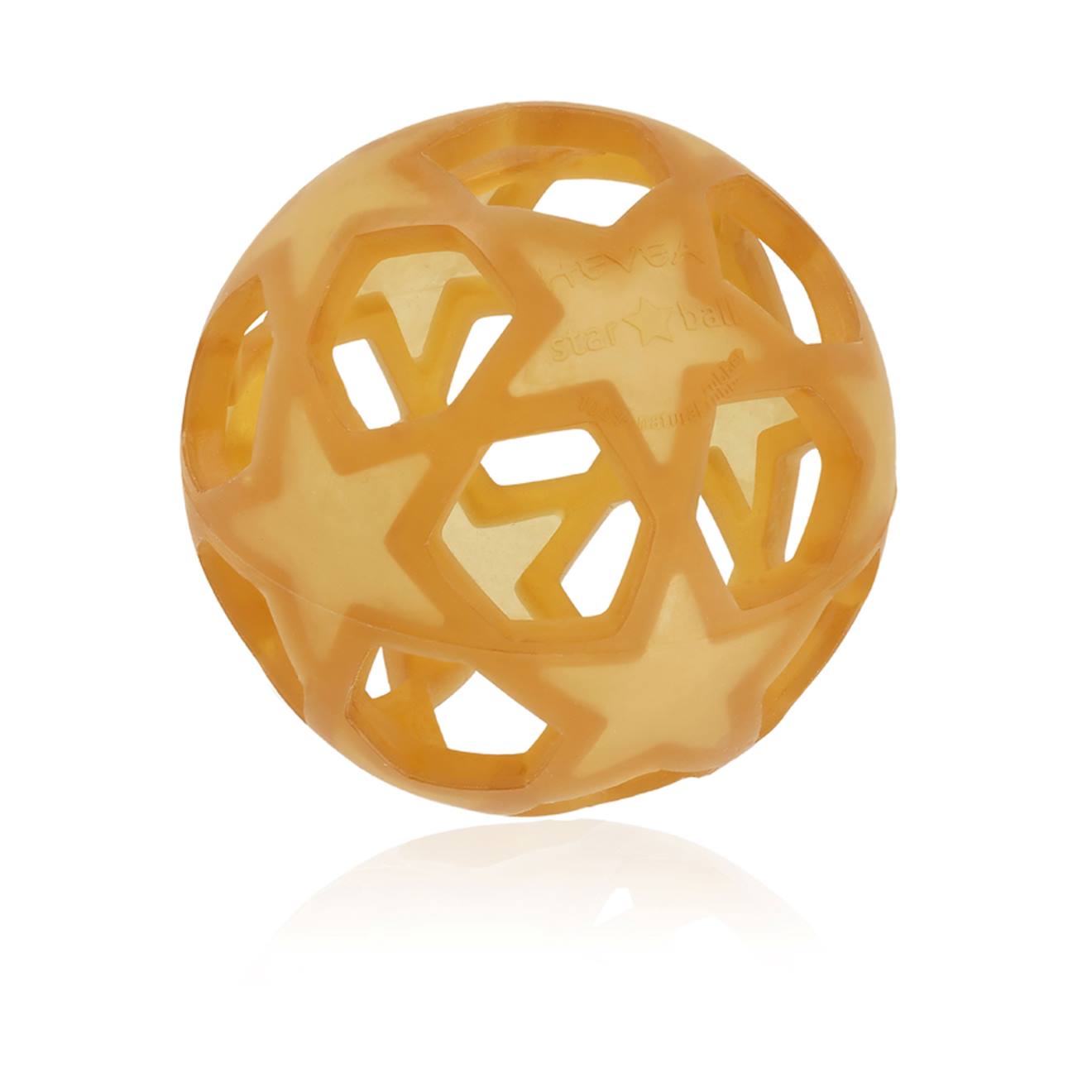 Star ball en caoutchouc naturel multi-coloured
