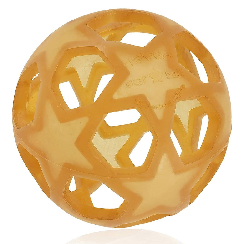 Star ball en caoutchouc naturel multi-coloured