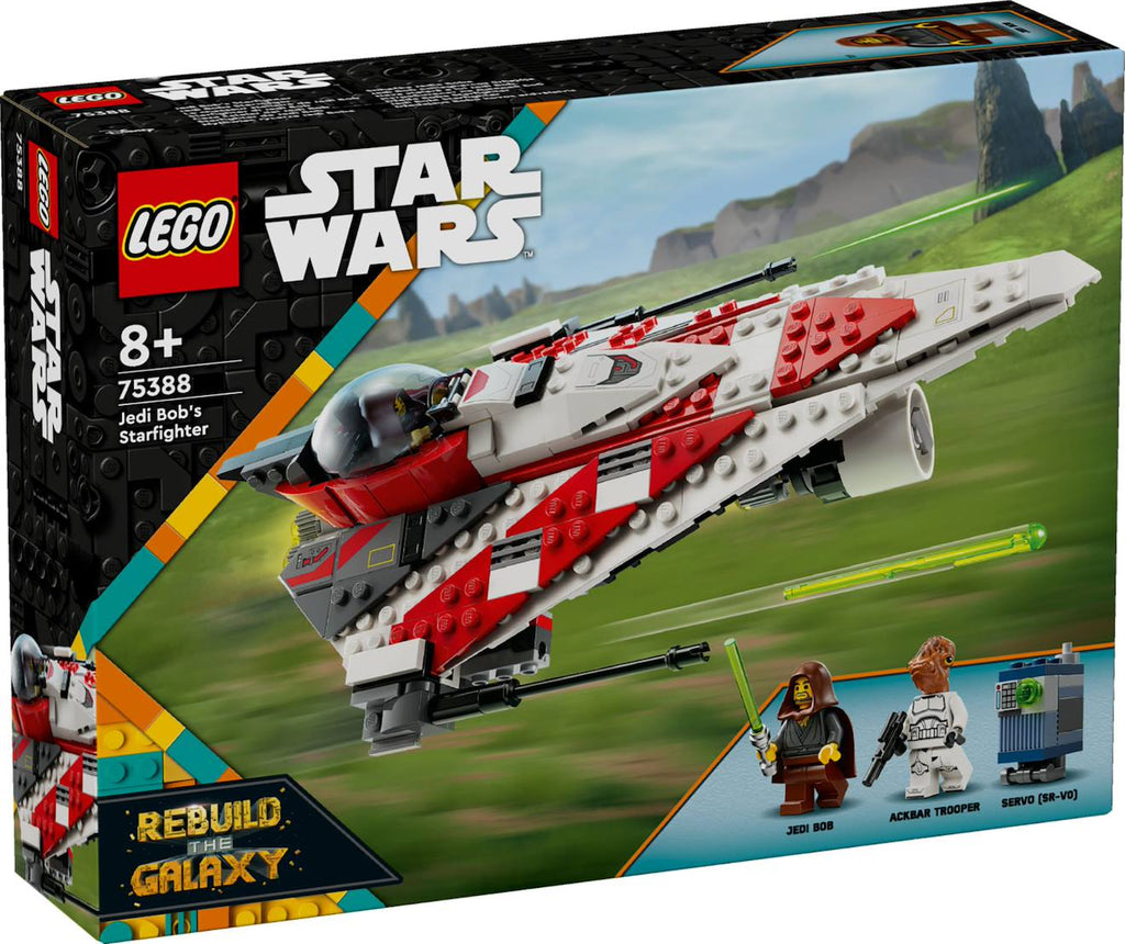 Star Wars le chasseur stellaire de jedi bob 75388 multicolore