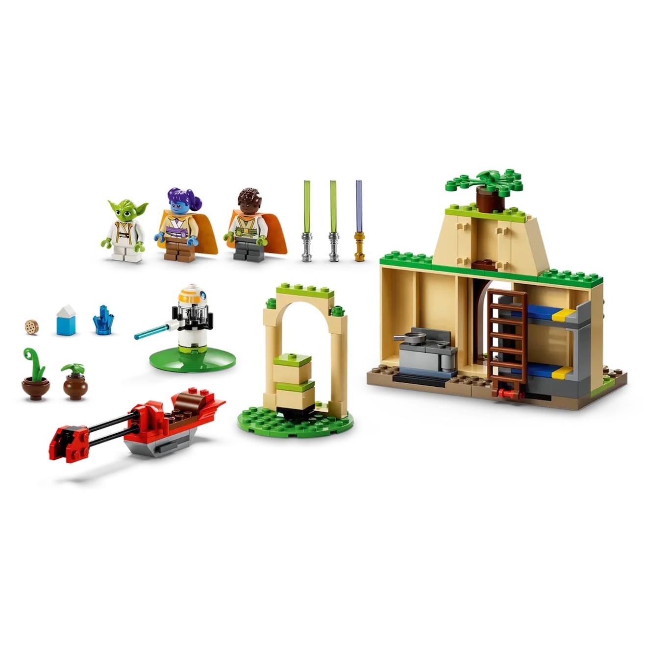 Star Wars le temple jedi de tenoo 75358 multicolore