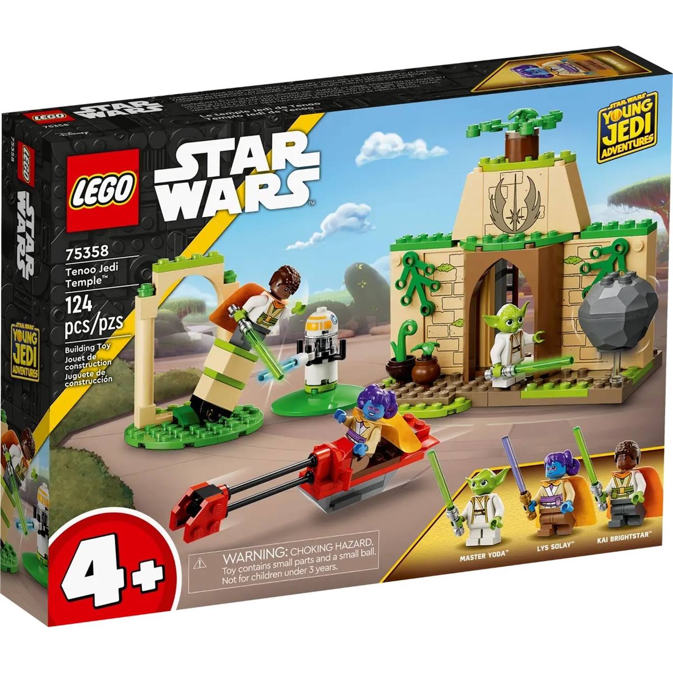 Star Wars le temple jedi de tenoo 75358 multicolore